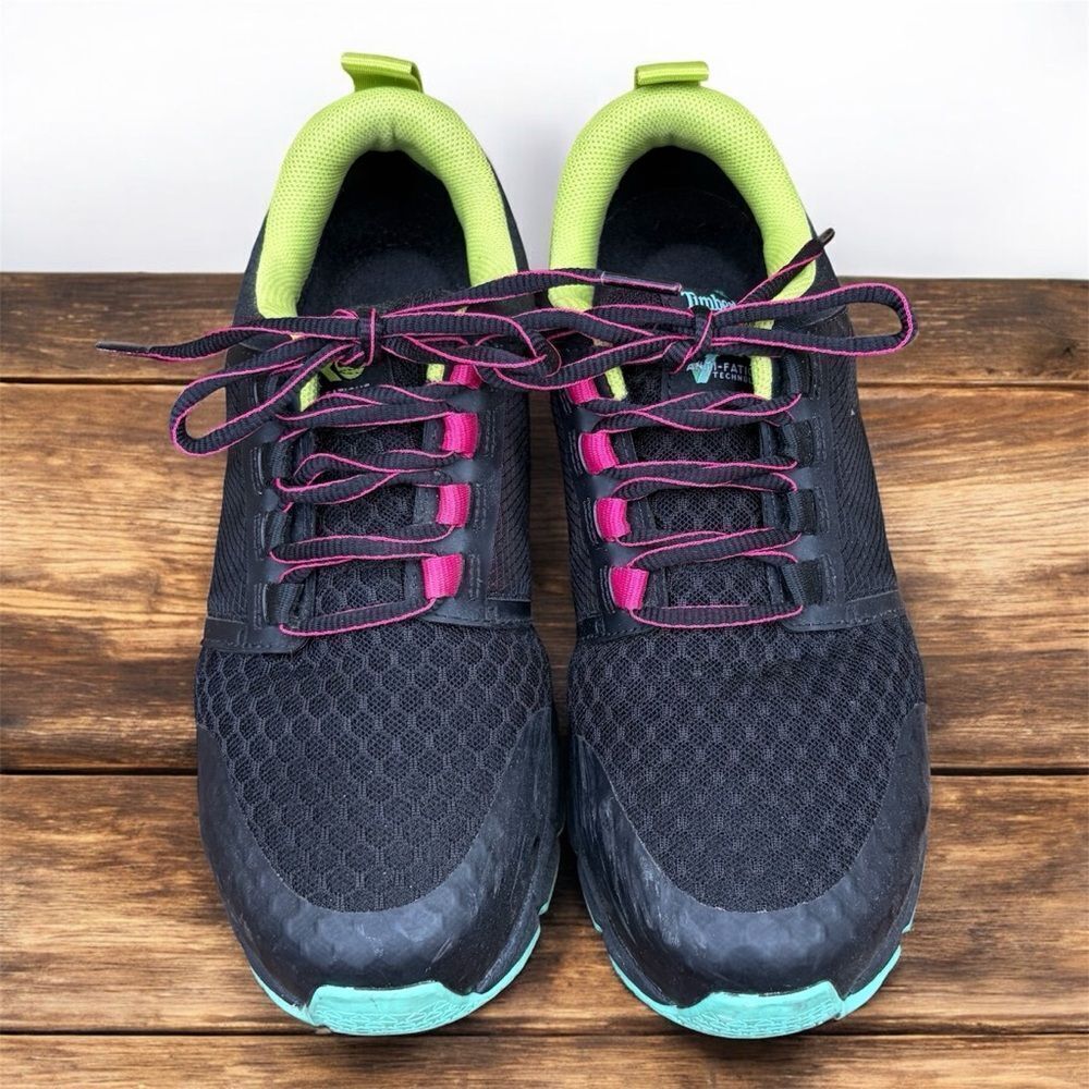 Women's Timberland PRO Radius Comp-Toe Athletic Work Sneaker Black 7.5M